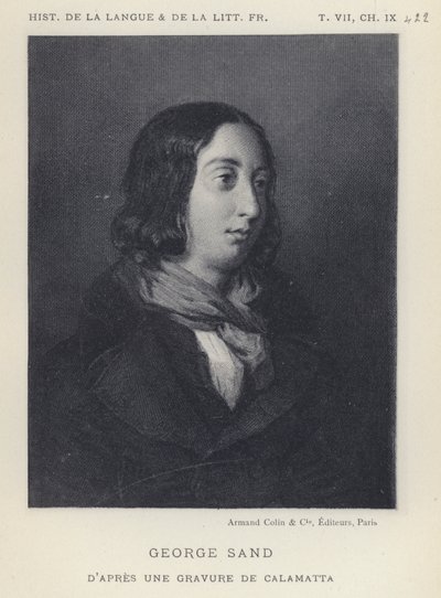 George Sand von French School