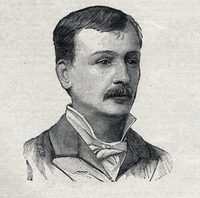 Georges Courteline, mit bürgerlichem Namen Georges Victor Marcel Moinaux (1858-1929), französischer Romanautor und Dramatiker, in „Le Petit Parisien“ von French School