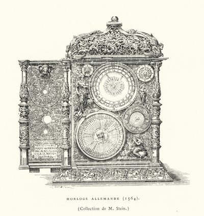 Deutsche Uhr, 1564 von French School