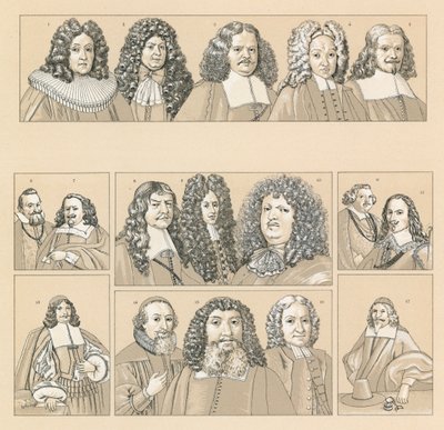 Deutschland XVII-XVIII. Jahrhundert Kostüm von French School