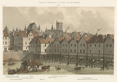 Grand Chatelet und Pont au Meuniers, 1580 von French School