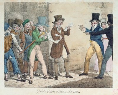 Großer Sieg der französischen Armee, Siegesmeldung in der Schlacht von Trocadero, September 1823 von French School