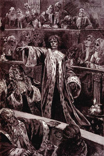 Gwynplaine in „Der Mann, der lacht“ von French School