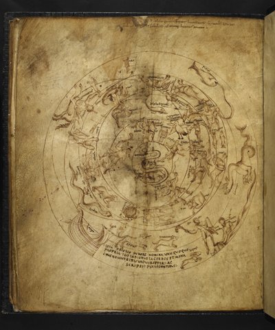 Diagramm der nördlichen und südlichen Hemisphären, aus 
