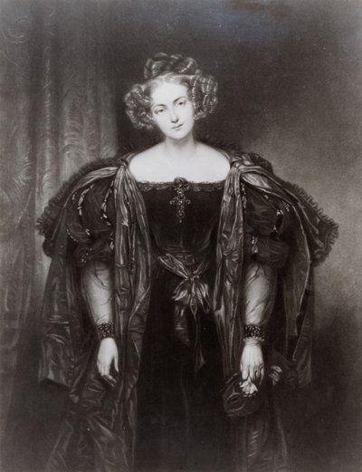 Henriette Sontag als Donna Anna in Wolfgang Amadeus Mozarts Oper Don Giovanni von French School