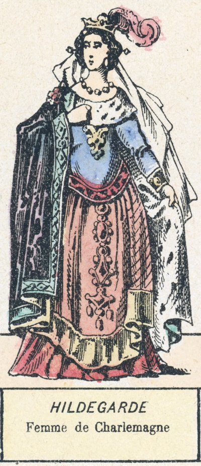 Hildegard, Frau von Karl dem Großen von French School