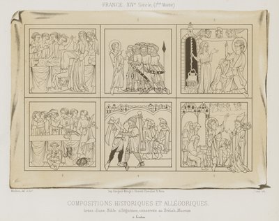 Historische und allegorische Kompositionen von French School