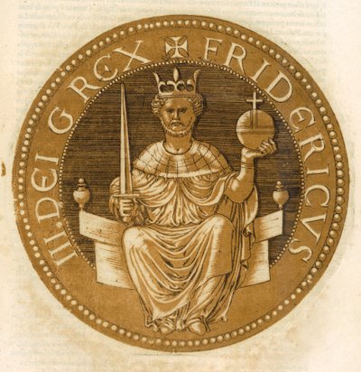 Heiliger Römischer Kaiser Friedrich II. von Österreich von French School