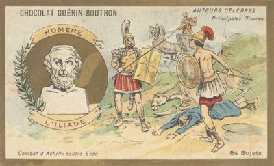 Homer, griechischer Dichter des 8. Jahrhunderts v. Chr., Autor der „Ilias“ von French School