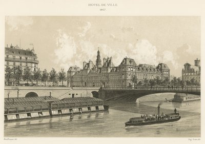 Hotel de Ville, 1867 von French School