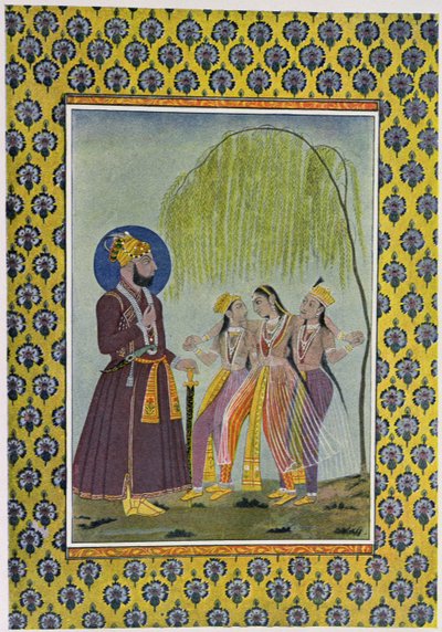 Illustration aus Tausendundeine Nacht, 1895 (Farbstich) von French School
