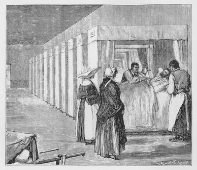 Illustration für Der Totschläger, ein realistischer Roman von Emile Zola von French School