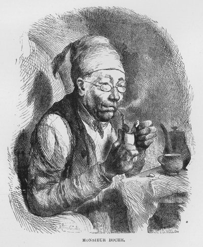 Illustration für Der Totschläger, ein realistischer Roman von Emile Zola (Gravur) von French School