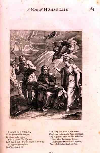 Im Angesicht des Todes, Illustration aus dem Gedicht 