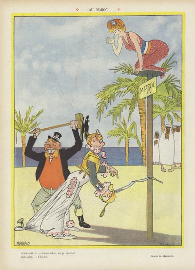 In Marokko. Illustration für Le Rire von French School