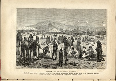 Im Lager der Pilger in Nazareth., Anonym, Der Pilger von French School