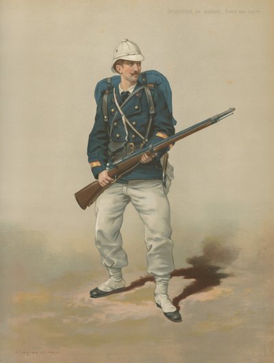Marineinfanterie, Uniform der Colies von French School