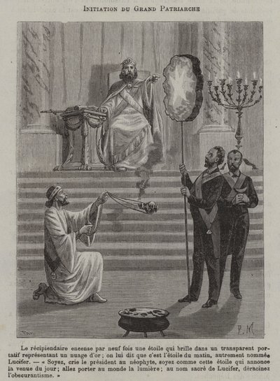 Einweihung eines Großpontifex von French School