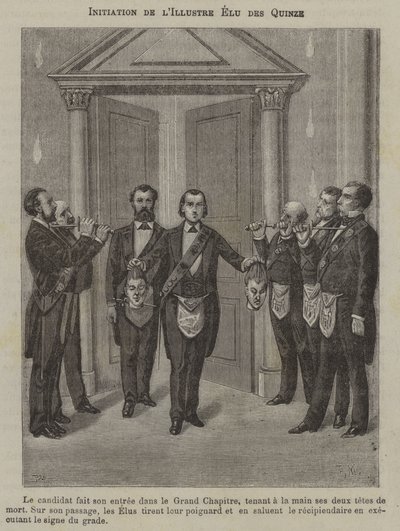 Einweihung eines Auserwählten der Fünfzehn von French School