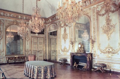 Innenansicht des Salle du Conseil (Ratssaal) 1701-55 von French School