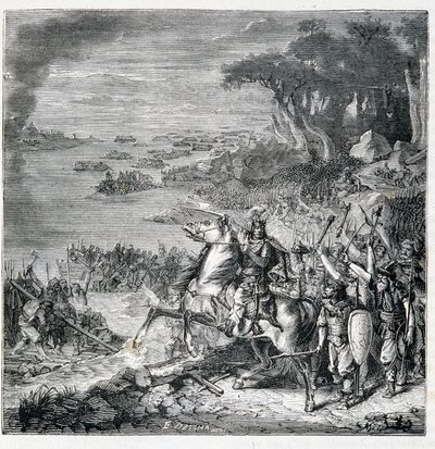 Invasion der Barbaren - in „Histoire de France populaire“ von French School