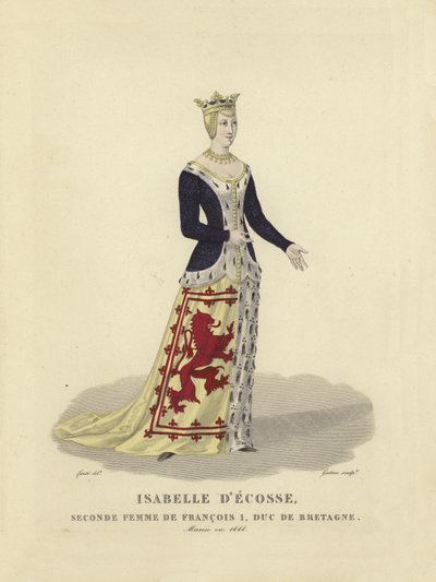 Isabella von Schottland, Ehefrau von Franz I., Herzog der Bretagne von French School