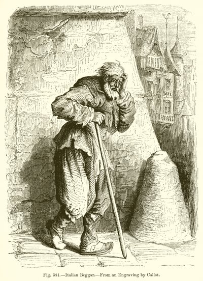 Italienischer Bettler von French School