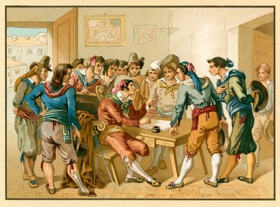 Italienisches Kostüm von French School
