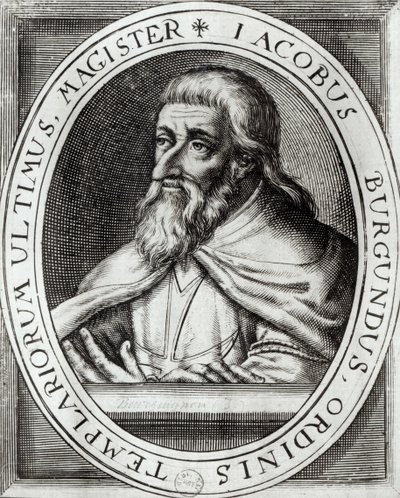 Jacques de Molay (ca. 1243-1314), Meister der Tempelritter von French School