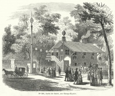 Jardin du Chalet, Champs Elysees, Paris von French School