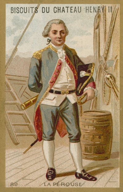 Jean-Francois de la Perouse, französischer Marineoffizier und Entdecker von French School
