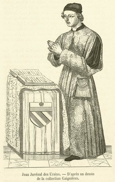 Jean Juvenal des Ursins (Gravur) von French School