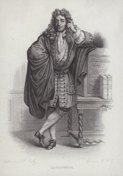 Jean de La Bruyere, französischer Philosoph, Moralist und Autor von French School