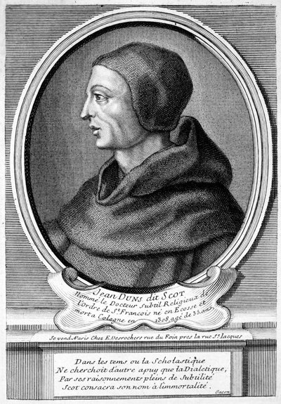 John Duns (Duns Scotus), schottischer katholischer Priester, Philosoph und Theologe von French School
