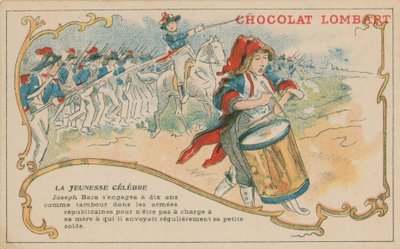 Joseph Bara, ein berühmter junger französischer Republikanersoldat zur Zeit der Französischen Revolution von French School