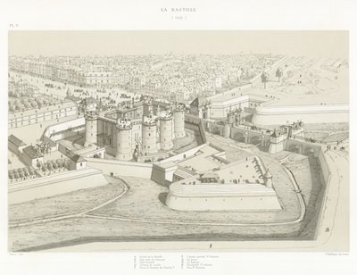 Die Bastille, 1650 von French School