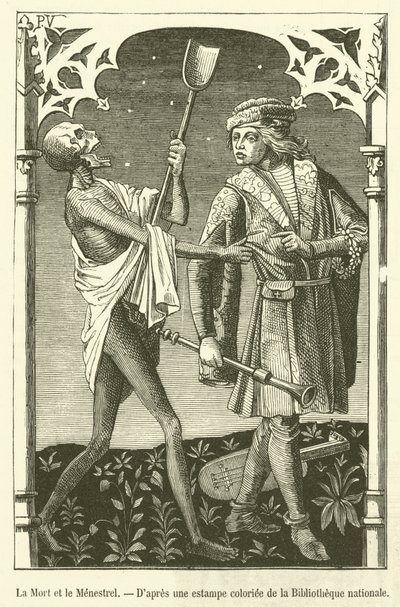 Der Tod und der Minnesänger von French School