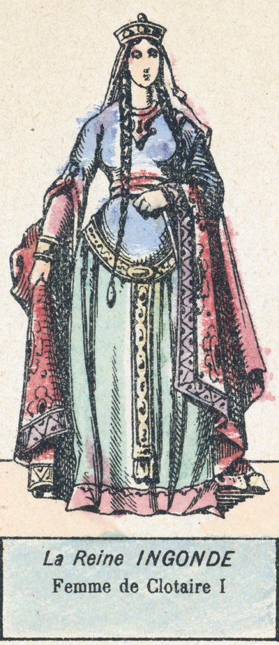 Königin Ingunde, Frau von Chlothar I. von French School