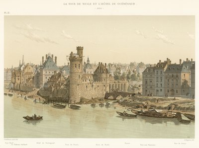 Der Turm von Nesle und das Hotel von Guénégaud, 1650 von French School