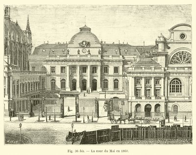Der Maihof im Jahr 1860 von French School