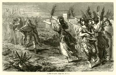 Die Tochter von Jephta von French School