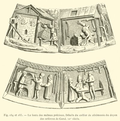 Das Schmelzen von Edelmetallen von French School