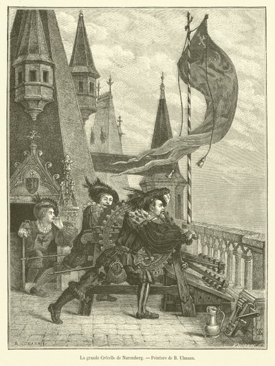 La grande Crecelle de Nuremberg von French School