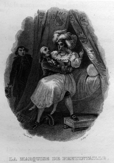 Die Marquise von Pretintaille von French School
