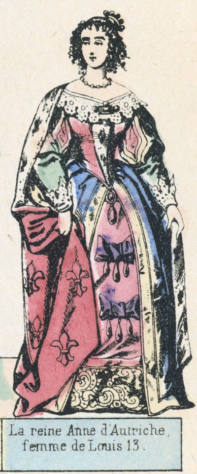 Die Königin Anne von Österreich, Frau von Ludwig XIII von French School