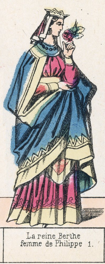 Königin Berthe, Frau von Philipp I. von French School