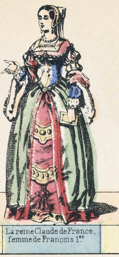 Königin Claude von Frankreich, Frau von Franz I. von French School