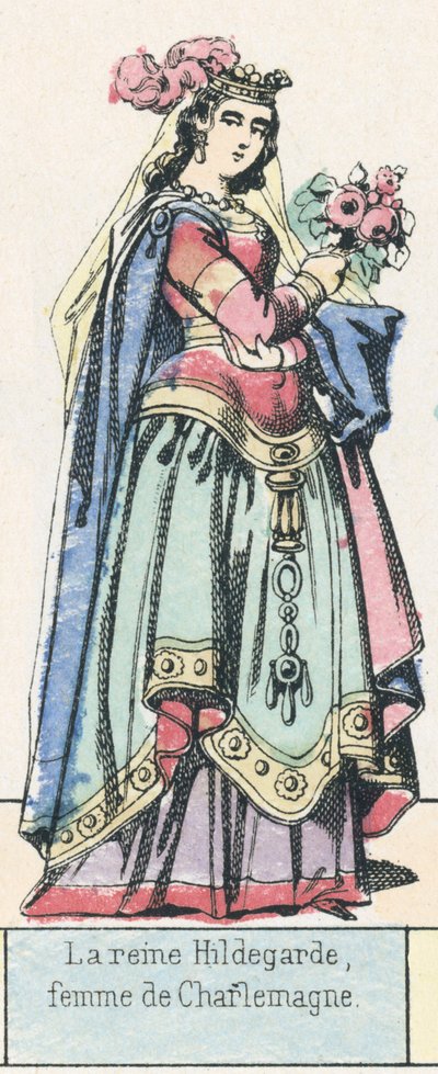 Königin Hildegard, Frau von Karl dem Großen von French School