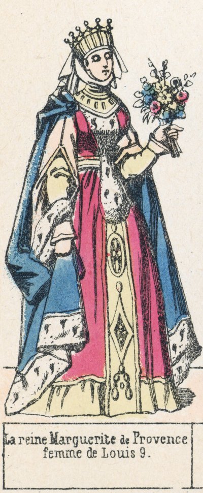 Königin Margarete von der Provence, Frau von Ludwig IX. von French School