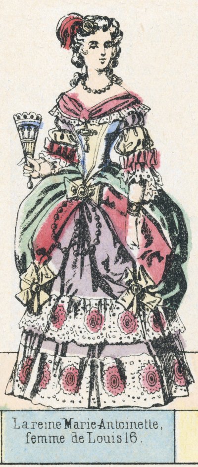 Königin Marie-Antoinette, Frau von Ludwig XVI. von French School